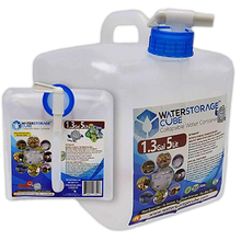 1.3 Gal WaterStorageCube BPA Free Collapsible Water Container with Spigot