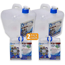 2 Pack 2.6 Gal WaterStorageCube BPA Free Collapsible Water Container with Spigot