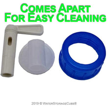 2 Pack Spigot Cap Replacement for Collapsible Water Containers Cubes