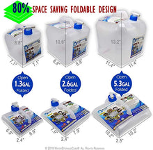1.3 Gal WaterStorageCube BPA Free Collapsible Water Container with Spigot