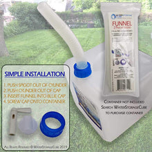 Funnel Spout 2-Pack Accessory for Collapsible Water Containers